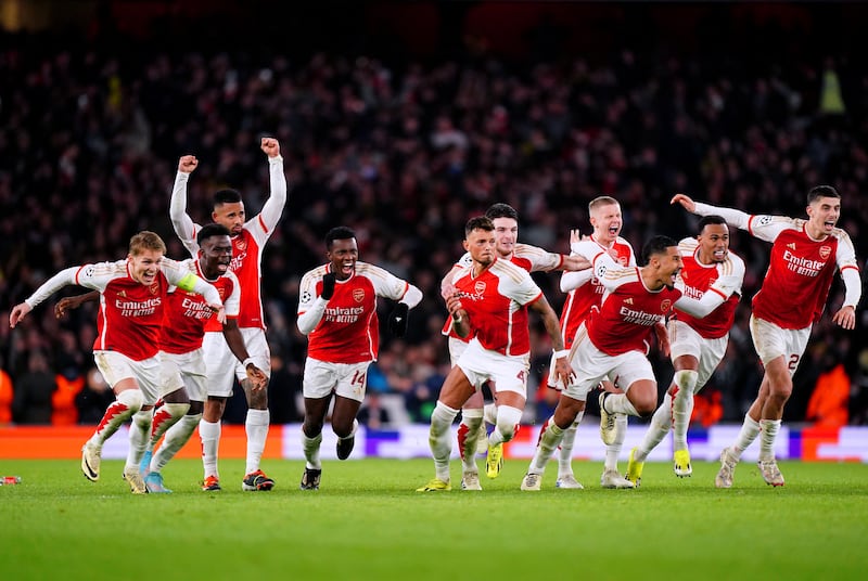 Arsenal made it into the last eight