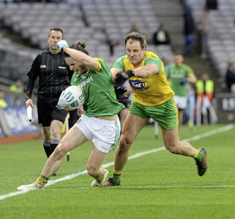 Michael Murphy was at his brilliant best as Donegal captured the Division Two title by defeating Meath at Croke Park back in April. Picture by Philip Walsh 