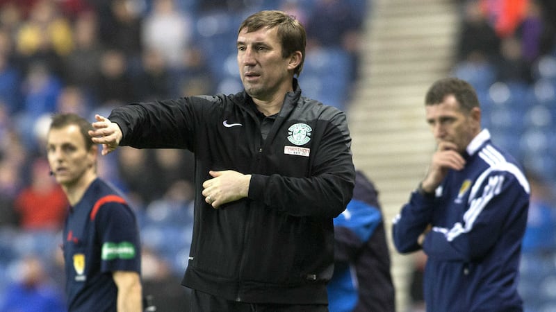&nbsp;Hibernian manager Alan Stubbs<br />Picture by PA