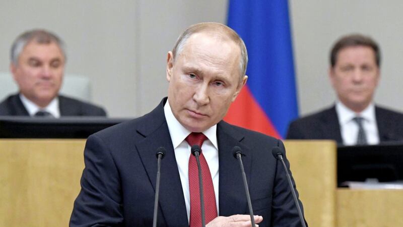 Russian President Vladimir Putin. Pic by Alexei Nikolsky, Kremlin Pool Photo