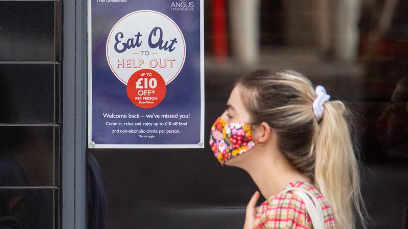 The former chancellor devised an Eat Out To Help Out initiative in a bid to kick-start the restaurant industry after lockdown (Dominic Lipinski/PA)