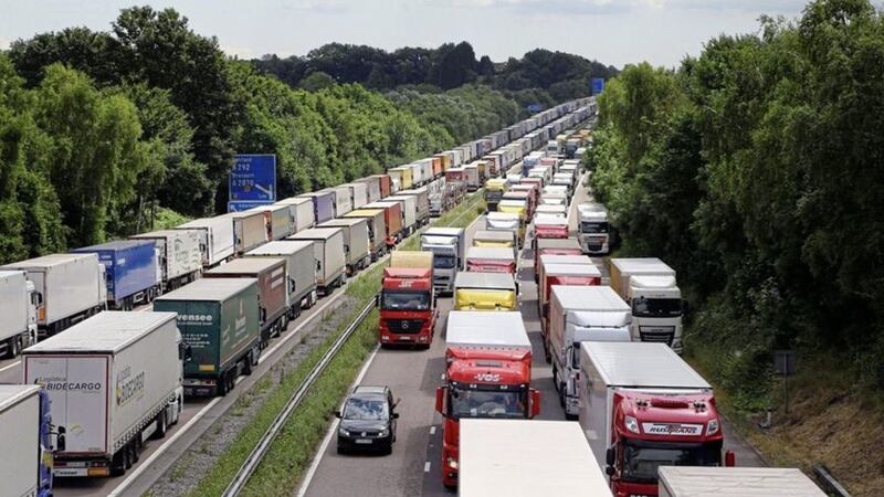 A parliamentary committee has warned of the danger of border traffic chaos if the British government fails to properly plan for post-Brexit customs arrangements. Picture by PA 
