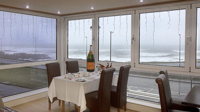 A view of the raging North Atlantic this week from the The New York Inn, Portstewart Picture: Margaret McLaughlin 