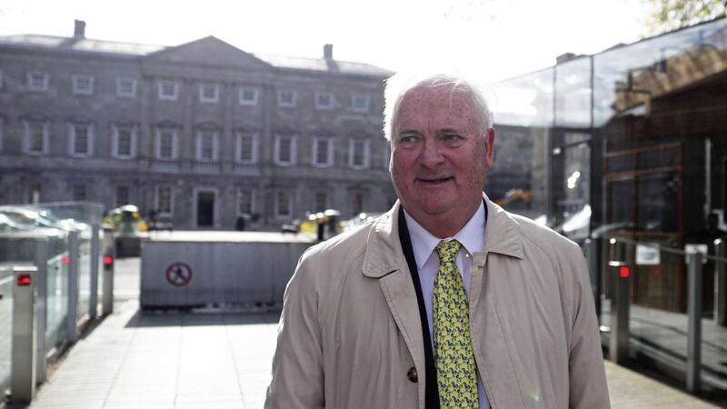 Former Taoiseach John Bruton, pictured arriving at Leinster House in Dublin in April 2017 to address the Seanad on Brexit. Picture by Brian Lawless/PA Wire 
