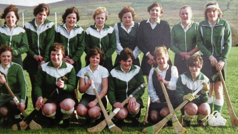 A Glenravel camogie team of the late 1970s 