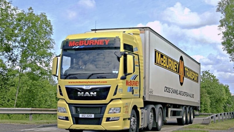 Ballymena-based McBurney Transport, which is being sold to Danish shipping giant DFDS for &pound;138m. 