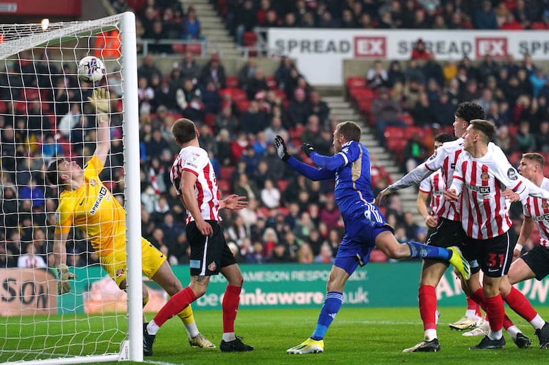 Jamie Vardy earned the Foxes a vital win at Sunderland