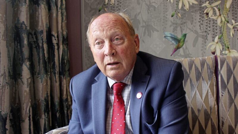 The TUV is using legislation around the Irish Language Act to claim that the DUP is selling unionism down the river by capitulating to Sinn F&eacute;in. Pictured is TUV leader Jim Allister. 