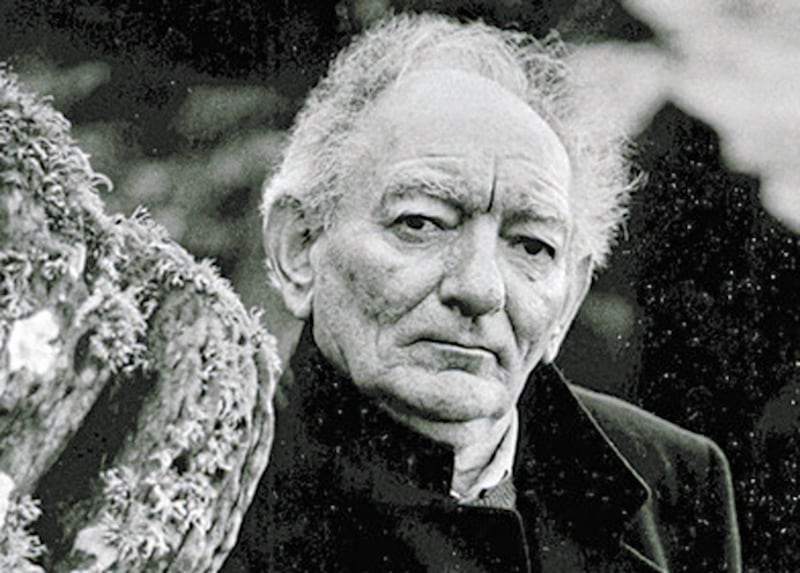 The late Co Tyrone-born playwright Brian Friel 