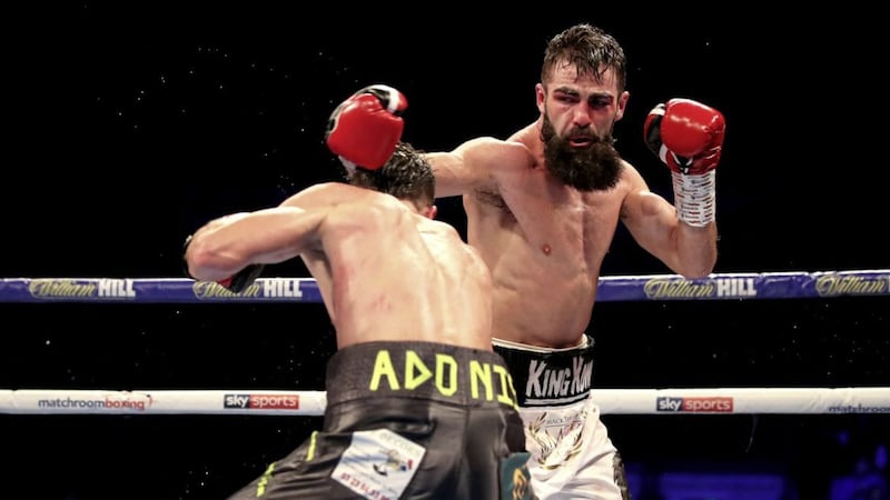 Jono Carroll faces Andy Vences at the Stalpes Center in Los Angeles 