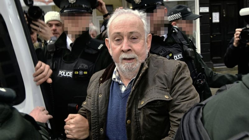 John Downey pictured at Omagh Court after being extradited to Northern Ireland. Picture by Colm Lenaghan/Pacemaker. 