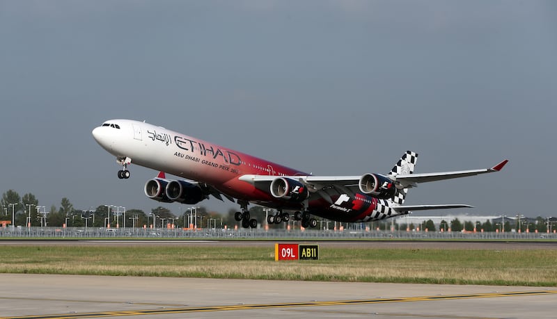 HSE said a confirmed case of measles was on board the Etihad Airways flight