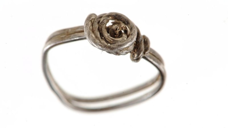 A Viking silver ring was discovered near Groomsport 