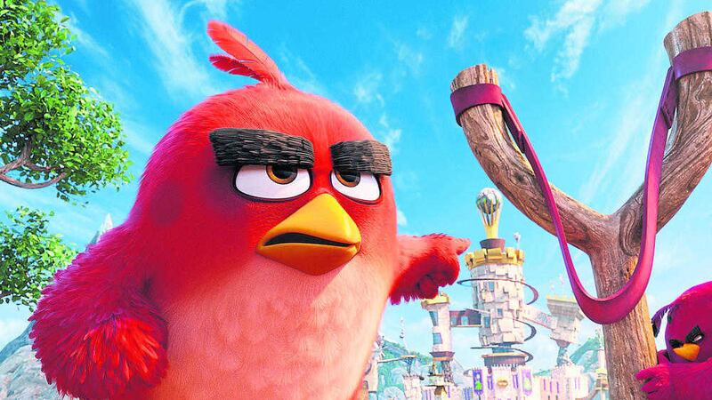 Red (Jason Sudeikis) in The Angry Birds Movie 