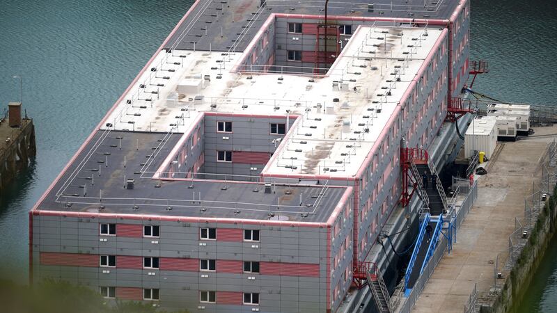 The Bibby Stockholm barge first began housing aslym seekers last August