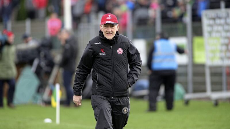 After 18 years, it appears as though Mickey Harte&#39;s time over Tyrone could be about to come to an end. Picture by Seamus Loughran 