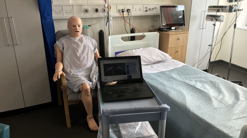 John is one of a number of functional lifelike dummies used to train students at the University of Hull’s Allam Medical Building.