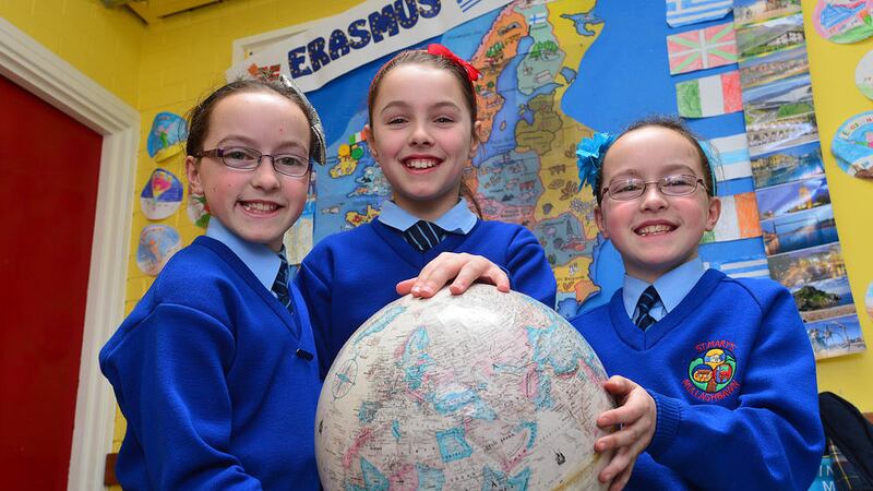 St Mary&#39;s pupils are behind the international programme, with even the youngest knowing about Erasmus+ 