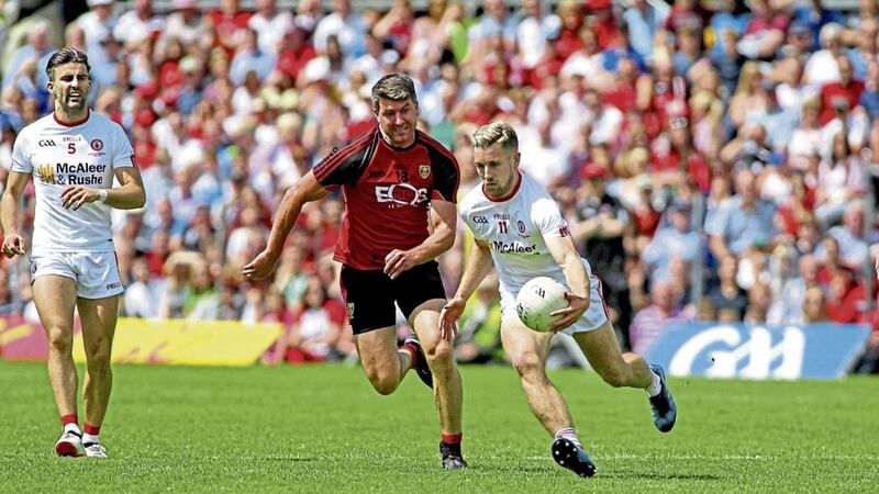 Danny Hughes is hoping for a full house in Clones for the Ulster Football Final - and maybe Down involved again... <br />Picture Seamus Loughran
