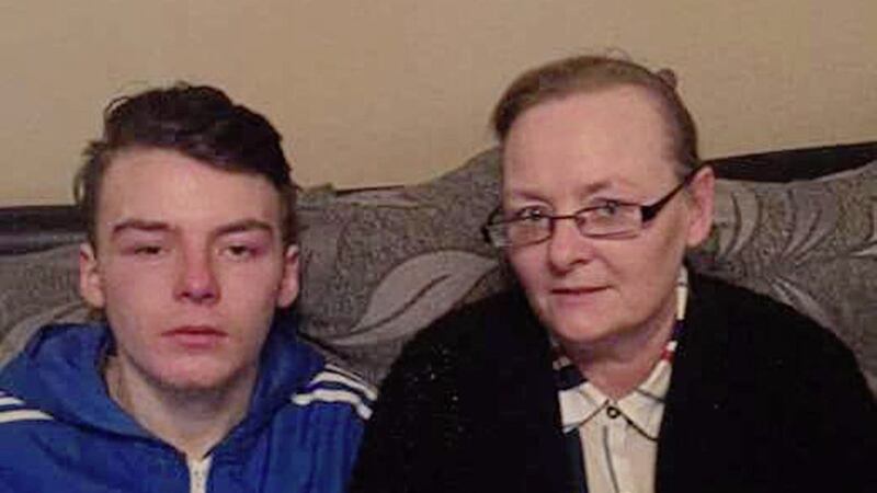 Jason Tuite with his mother Kay 