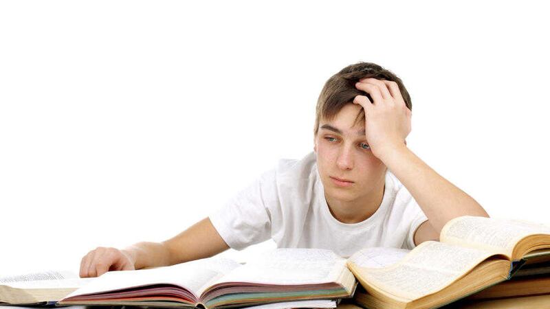 Eighty two per cent of students surveyed said they felt exam stress 
