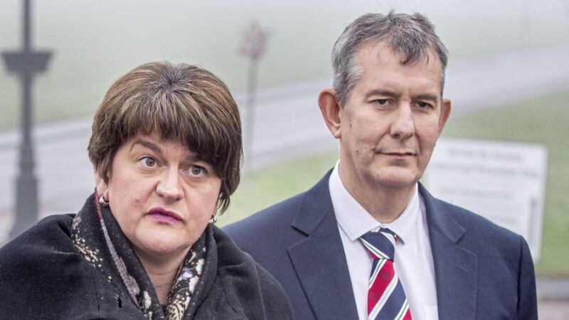 Arlene Foster&#39;s authority is undermined by Edwin Poots&#39; remarks. Picture by Liam McBurney/PA Wire 