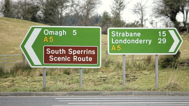 The route proposes improving links between counties Derry and Tyrone 