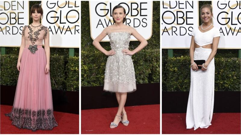 Beautiful Brits rule the red carpet at the Golden Globes