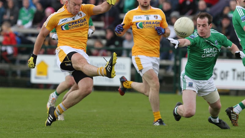 Sean McVeigh is hoping to make it back from injury in time to play some part in Antrim's National League campaign &nbsp;