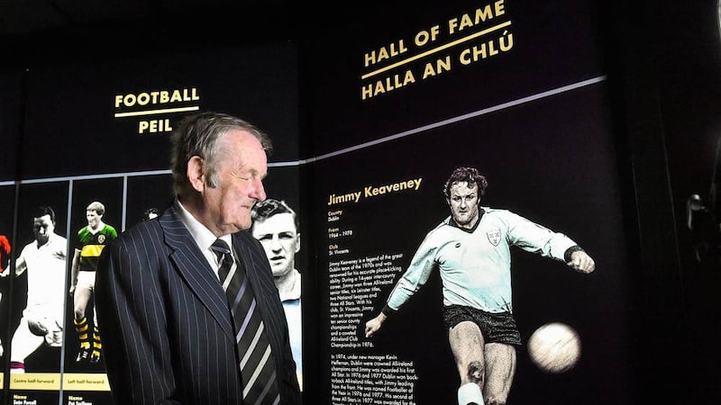 Dublin's Jimmy Keaveney, who has entered the GAA Museum Hall of Fame, pictured at the GAA Museum in Croke Park