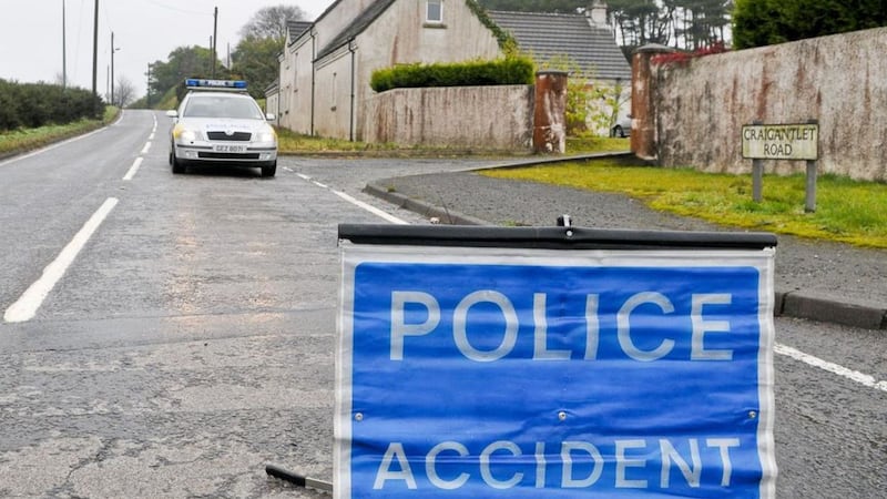 A man was taken to hospital following a crash on Belfast Road on the outskirts of north Belfast 