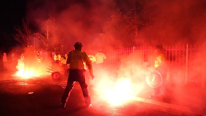 Nearly 50 Legia Warsaw fans were arrested (David Davies/PA)