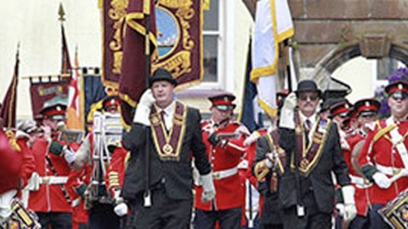 The annual August march would normally attract up to 20,000 Apprentice Boys&#39; members and supporters to Derry. Picture by Margaret McLaughlin. 