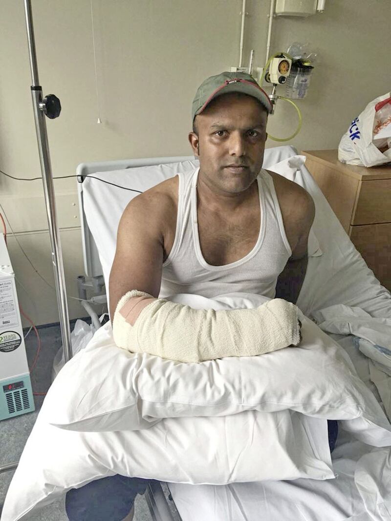 Arafat Khan is being treated in hospital after suffering severe injuries in a gas explosion