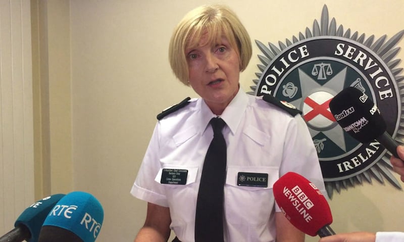 &nbsp;PSNI Assistant Chief Constable Barbara Gray speaking to the media about Eleventh Night disorder at PSNI headquarters in Belfast. Picture by David Young, PA