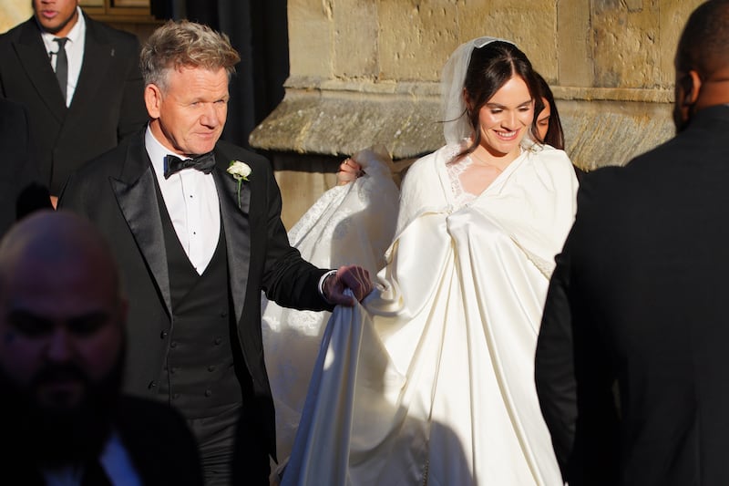Celebrity guests praise Holly Ramsay and Adam Peaty’s ‘beautiful’ wedding