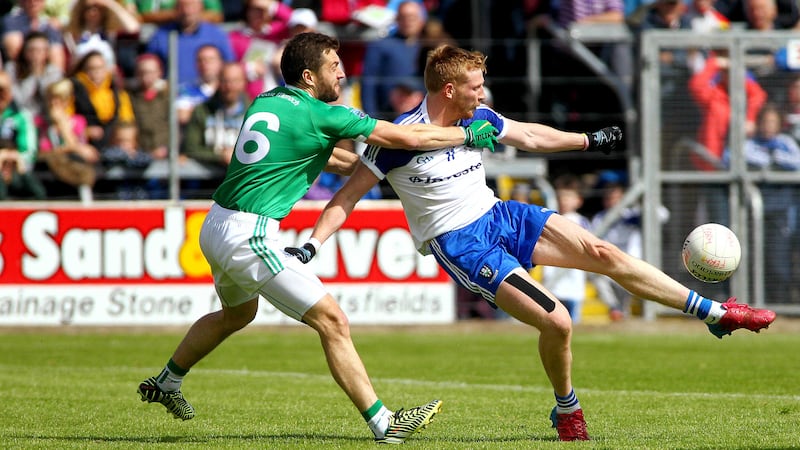 Monaghan stars, Kieran Hughes, right, and his brother Darren are two of Scotstown's most important performers