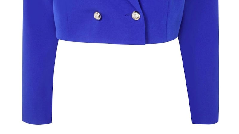 Matalan Be Beau Cropped Blazer, &pound;22, available from Matalan in April 
