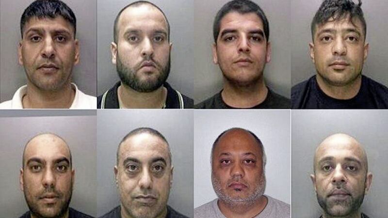 The eight man gang jailed for smuggling heroin from Pakistan into the UK. 
