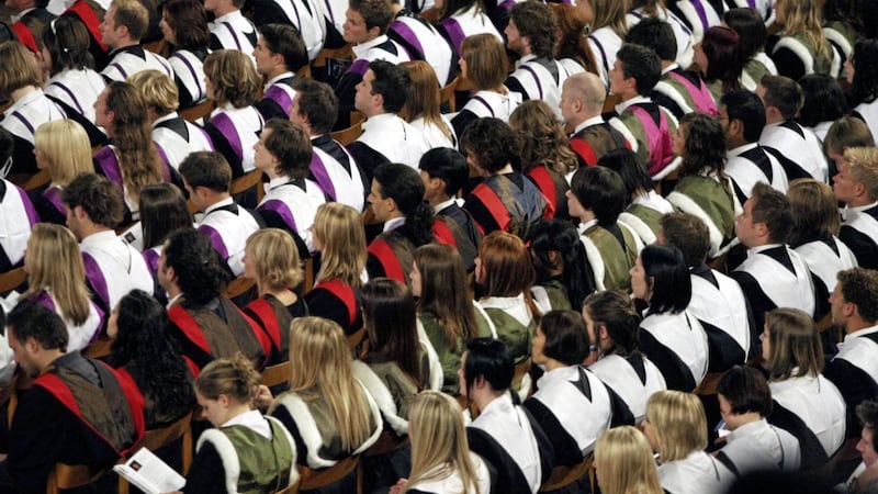 The numbers of students accepted on to university degree courses has fallen by two per cent on last year. Picture by David Cheskin/PA 