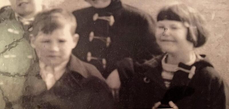 Kevin McGuckin (4) and his sister Margaret (3) as children in Belfast prior to being placed in care 