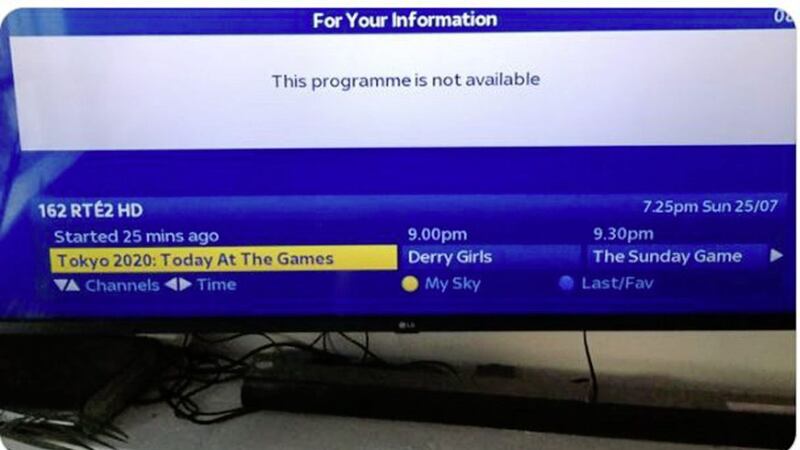 There have been complaints about geo-blocking after viewers were unable to tune in to the broadcaster&#39;s coverage of the Tokyo 2020 Games via their subscription to Sky 