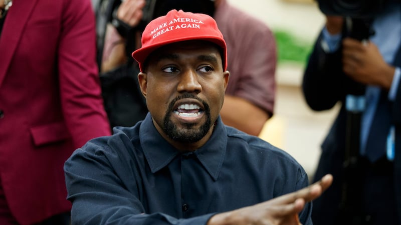 It comes as the rapper, who has legally changed his name to Ye, continues to face a backlash for antisemitic comments he has made on social media.