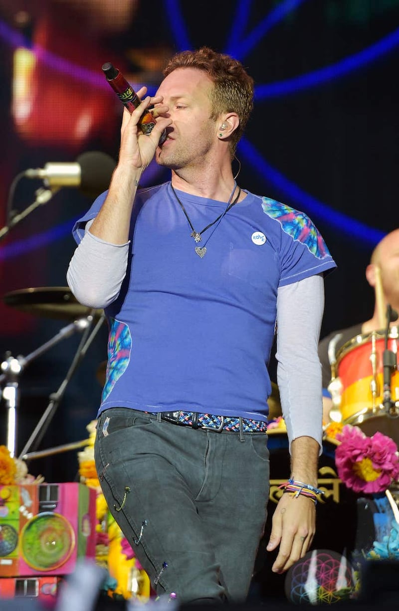 Coldplay frontman Chris Martin