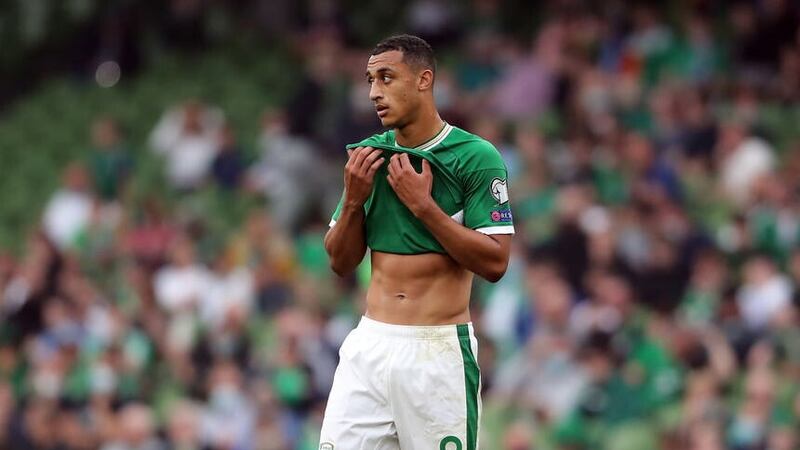 Republic of Ireland striker Adam Idah is happy to battle for his place at club and international levels (Niall Carson/PA)
