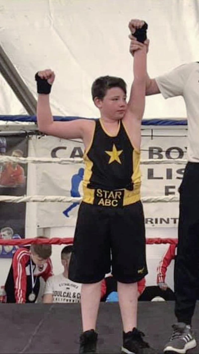 Young Star ABC boxer Cillian Draine, who passed away last week 