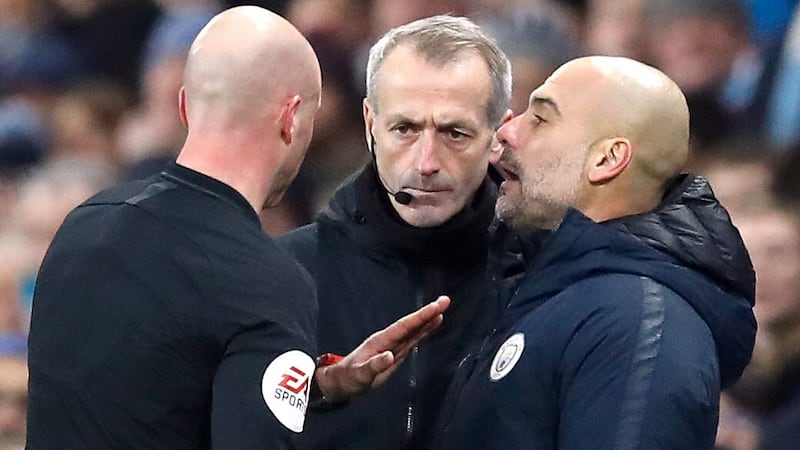 Pep Guardiola is concerned about the number of VAR controversies in the Premier League (martin Rickett/PA)