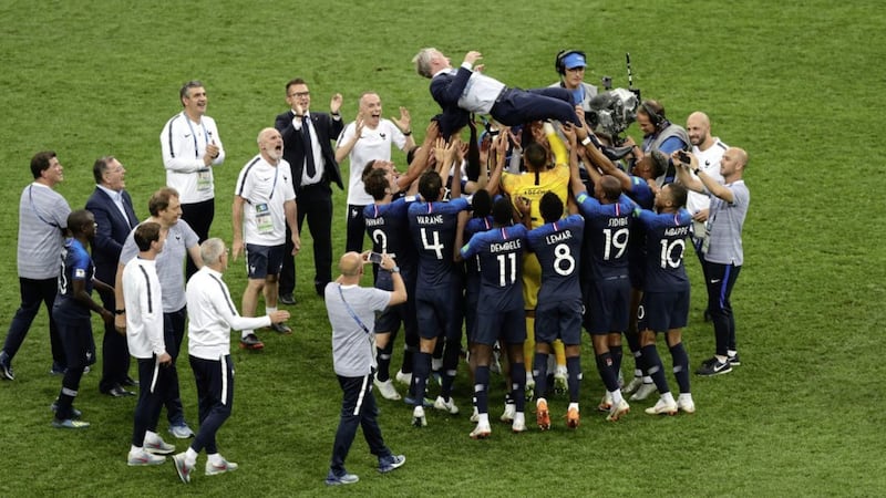 French manager Didier Deschamps led his nation to World Cup glory in Russia three years ago and he could be celebrating European Championship success next month Picture: PA 