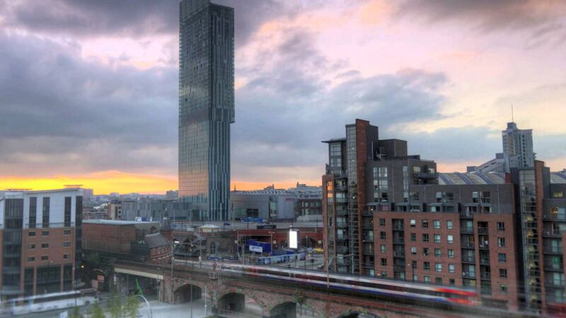 Manchester is a strange mix of old and new&nbsp;