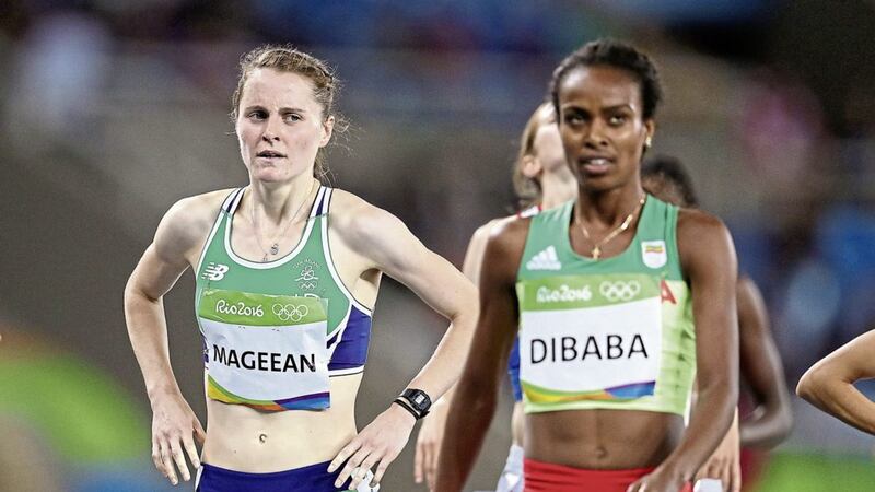 Ciara Mageean is keen to put her recent defeat in Athlone behind her when she runs in the Irish Life Health National Senior Indoor Championships 
